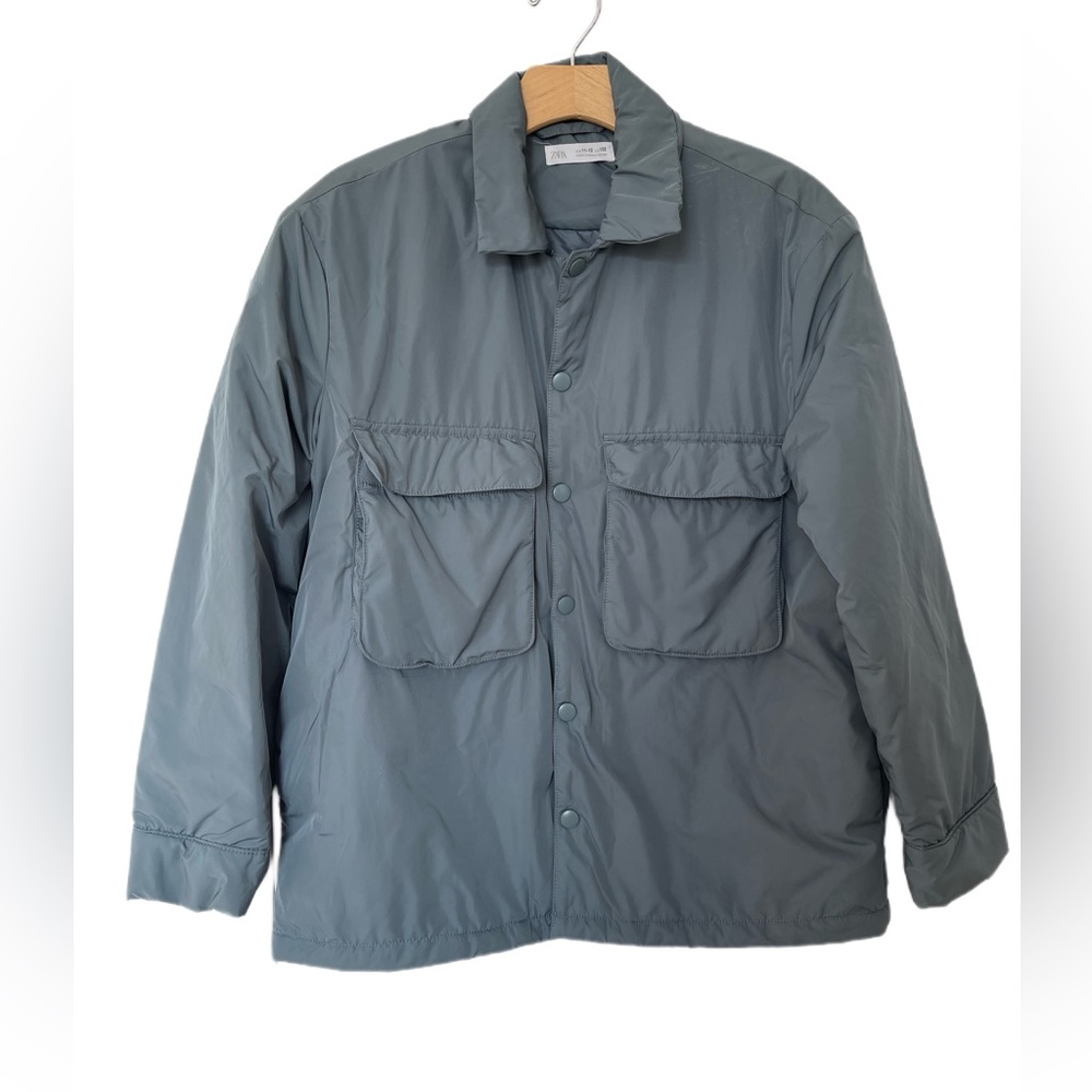 Boys Zara Puffer Overshirt Jacket